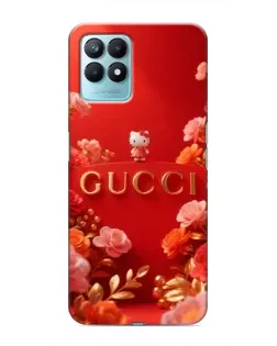 Чехол для Realme NARZO 50 с картинкой «Gucci — золотой сад»
