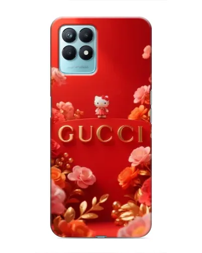 Чехол для Realme NARZO 50 с картинкой «Gucci — золотой сад»
