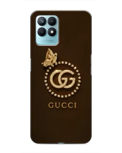 Чехол для Realme NARZO 50 с картинкой «Gucci — золотая бабочка»