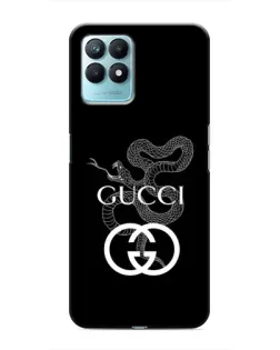 Чехол для Realme NARZO 50 с картинкой «Gucci — серебряная змея»