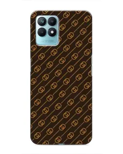Чехол для Realme NARZO 50 с картинкой «Gucci — золотые диагонали»