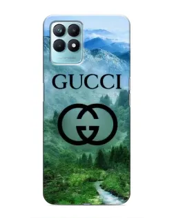 Чехол для Realme NARZO 50 с картинкой «Gucci — горный пейзаж»