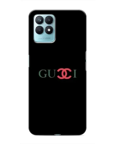 Чехол для Realme NARZO 50 с картинкой «Gucci — красный градиент»