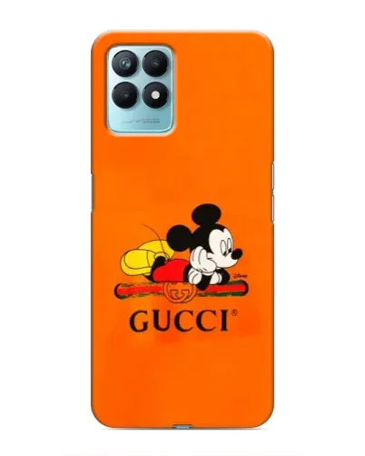 Чехол для Realme NARZO 50 с картинкой «Микки Маус Gucci — оранж» Чехол для Realme NARZO 50 с картинкой «Микки Маус Gucci — оранж»
