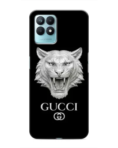 Чехол для Realme NARZO 50 с картинкой «Gucci — серебряный лев» Чехол для Realme NARZO 50 с картинкой «Gucci — серебряный лев»