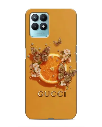 Чехол для Realme NARZO 50 с картинкой «Gucci — золотые бабочки» Чехол для Realme NARZO 50 с картинкой «Gucci — золотые бабочки»