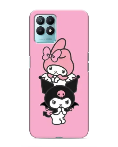 Чехол для Realme NARZO 50 с картинкой «My Melody и Kuromi»