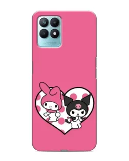 Чехол для Realme NARZO 50 с картинкой «Kuromi и My Melody» Чехол для Realme NARZO 50 с картинкой «Kuromi и My Melody»