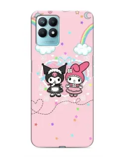 Чехол для Realme NARZO 50 с картинкой «My Melody и Kuromi» Чехол для Realme NARZO 50 с картинкой «My Melody и Kuromi»