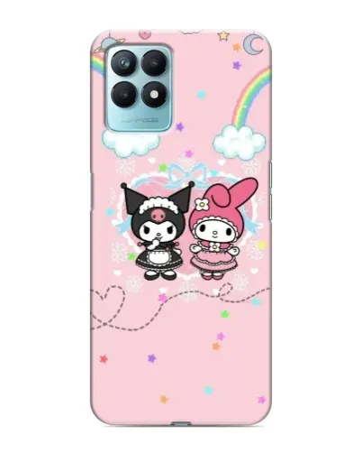 Чехол для Realme NARZO 50 с картинкой «My Melody и Kuromi»
