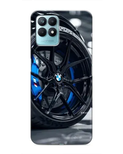 Чехол для Realme NARZO 50 с картинкой «Колесо BMW вблизи»