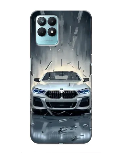 Чехол для Realme NARZO 50 с картинкой «BMW в свете фар»