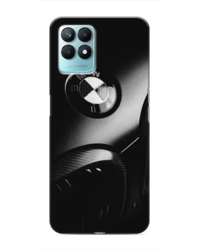 Чехол для Realme NARZO 50 с картинкой «Эмблема BMW — макро»
