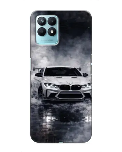 Чехол для Realme NARZO 50 с картинкой «BMW сквозь туман»
