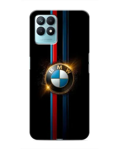 Чехол для Realme NARZO 50 с картинкой «BMW M-Power неон»