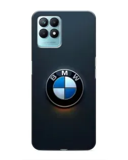 Чехол для Realme NARZO 50 с картинкой «Логотип BMW — минимализм»