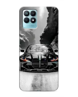 Чехол для Realme NARZO 50 с картинкой «BMW — акварельный дрифт»