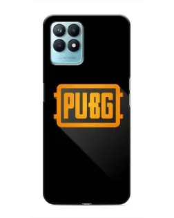 Чехол для Realme NARZO 50 с картинкой «PUBG — рамка лого»