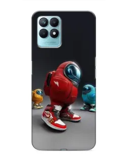 Чехол для Realme NARZO 50 с картинкой «Among Us — 3D стиль»