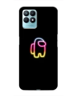 Чехол для Realme NARZO 50 с картинкой «Among Us градиент»