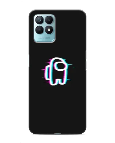 Чехол для Realme NARZO 50 с картинкой «Among Us неон»