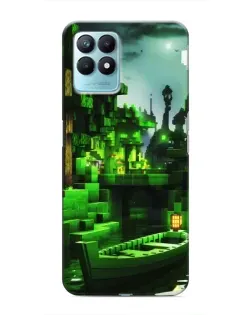 Чехол для Realme NARZO 50 с картинкой «Minecraft лесной пейзаж»