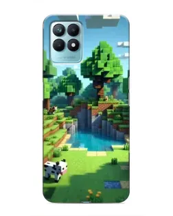 Чехол для Realme NARZO 50 с картинкой «Minecraft летний день»