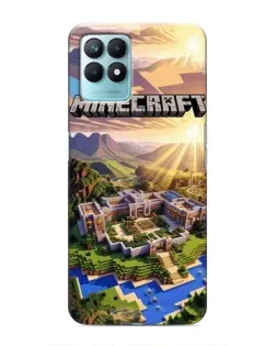 Чехол для Realme NARZO 50 с картинкой «Minecraft панорама»