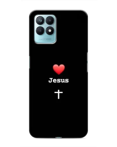 Чехол для Realme NARZO 50 с картинкой «Сердце - Jesus» Чехол для Realme NARZO 50 с картинкой «Сердце - Jesus»