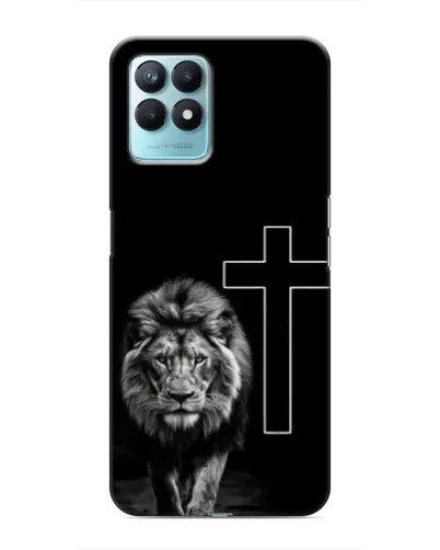 Чехол для Realme NARZO 50 с картинкой «Лев и Крест» Чехол для Realme NARZO 50 с картинкой «Лев и Крест»