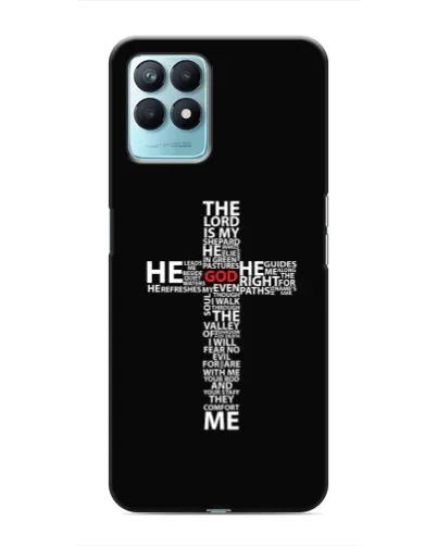 Чехол для Realme NARZO 50 с картинкой «Текстовый крест» Чехол для Realme NARZO 50 с картинкой «Текстовый крест»