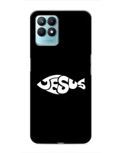 Чехол для Realme NARZO 50 с картинкой «Рыба Jesus»