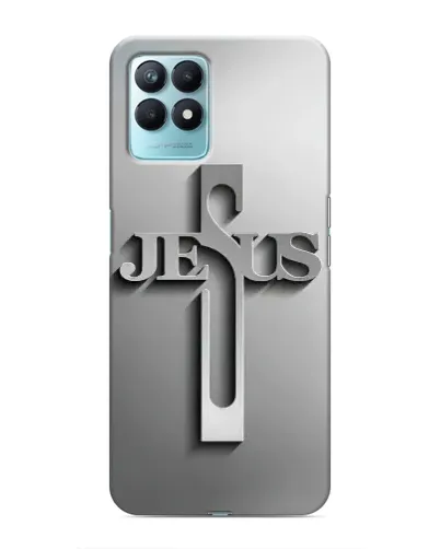Чехол для Realme NARZO 50 с картинкой «Металлический крест Jesus» Чехол для Realme NARZO 50 с картинкой «Металлический крест Jesus»