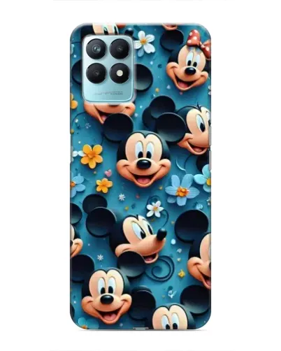 Чехол для Realme NARZO 50 с картинкой «Паттерн Микки и Минни» Чехол для Realme NARZO 50 с картинкой «Паттерн Микки и Минни»