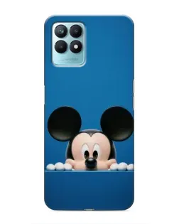 Чехол для Realme NARZO 50 с картинкой «Микки выглядывает»