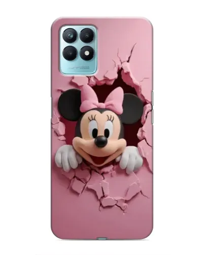 Чехол для Realme NARZO 50 с картинкой «Минни сквозь стену» Чехол для Realme NARZO 50 с картинкой «Минни сквозь стену»