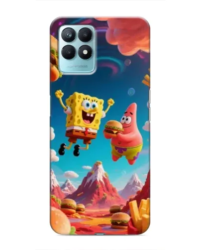 Чехол для Realme NARZO 50 с картинкой «Космический фастфуд» Чехол для Realme NARZO 50 с картинкой «Космический фастфуд»