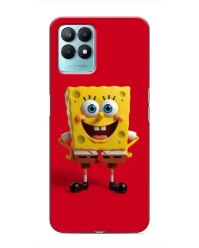 Чехол для Realme NARZO 50 с картинкой «Спанч Боб на красном» Чехол для Realme NARZO 50 с картинкой «Спанч Боб на красном»