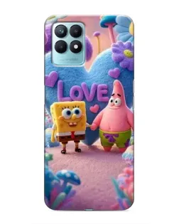 Чехол для Realme NARZO 50 с картинкой «Губка Боб Патрик»