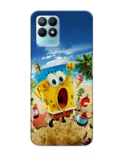 Чехол для Realme NARZO 50 с картинкой «Развлечения на пляже»
