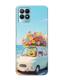 Чехол для Realme NARZO 50 с картинкой «Автомобильное путешествие»