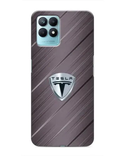 Чехол для Realme NARZO 50 с картинкой «Металлическая текстура Tesla» Чехол для Realme NARZO 50 с картинкой «Металлическая текстура Tesla»