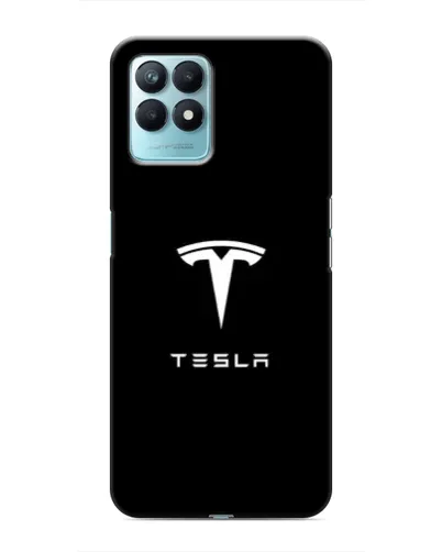 Чехол для Realme NARZO 50 с картинкой «Tesla White Logo» Чехол для Realme NARZO 50 с картинкой «Tesla White Logo»