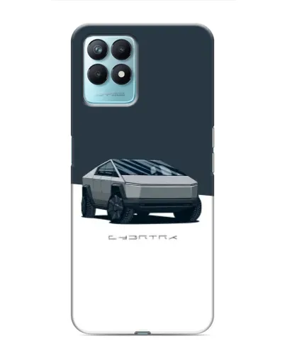 Чехол для Realme NARZO 50 с картинкой «Серебристый Cybertruck Tesla» Чехол для Realme NARZO 50 с картинкой «Серебристый Cybertruck Tesla»
