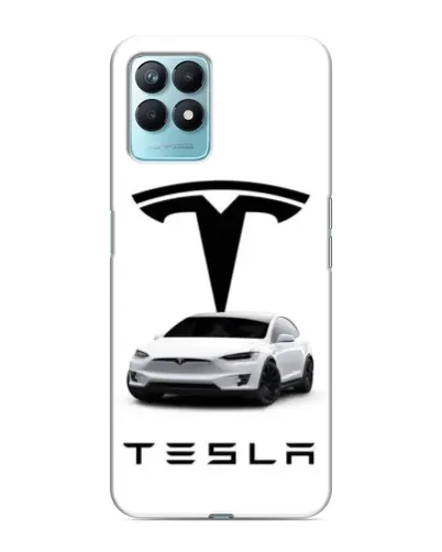 Чехол для Realme NARZO 50 с картинкой «Tesla White Style» Чехол для Realme NARZO 50 с картинкой «Tesla White Style»