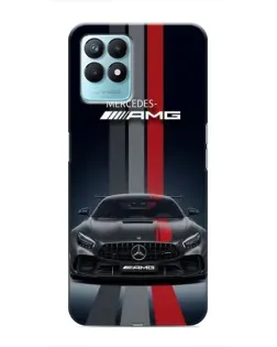 Чохол для Realme NARZO 50 з картинкою «Mercedes — білий карбон»