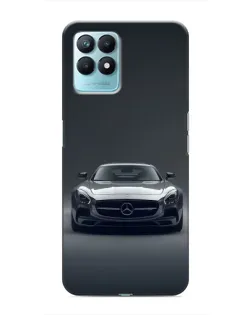 Чехол для Realme NARZO 50 с картинкой «Mercedes на черном»