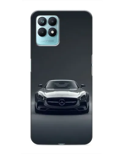Чехол для Realme NARZO 50 с картинкой «Mercedes на черном»