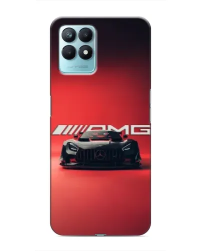 Чехол для Realme NARZO 50 с картинкой «Mercedes AMG — красная линия»