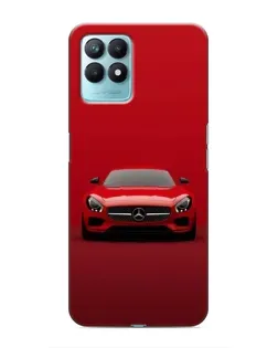 Чехол для Realme NARZO 50 с картинкой «Красный Mercedes AMG»